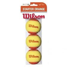 Mingi tenis de camp copii Starter Orange, set 3 mingi, nivel portocaliu, Wilson