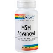 MSM Advanced, 60 tablete, Solaray