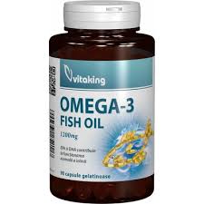 Omega 3 ulei de peste 1200mg, 90 capsule, VitaKing