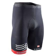 Pantaloni compresie alergare, Racing Trail, negru, Compressport