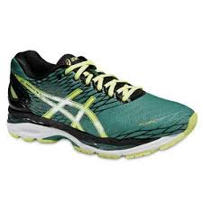 Pantofi alergare sosea barbati, Gel Nimbus 18, verde, Asics