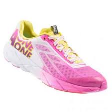 Pantofi alergare sosea, femei, fuchsia-citrus, Tracer, Hoka One One