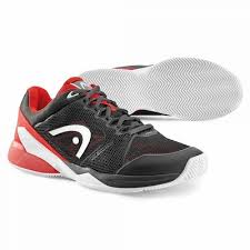 Pantofi tenis barbati Revolt Pro Clay 17, negru-rosu, marime 42, Head