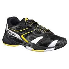 Pantofi tenis copii Babolat Drive 3 Jr - negru/galben