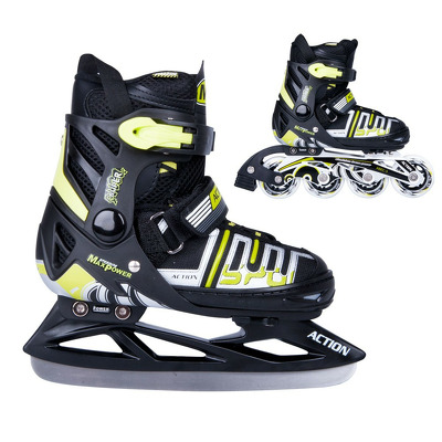 Patine reglabile Action Olaff 2in1, marime M, 35-38