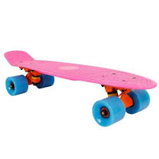 Penny board Retro Mini Cruiser, roz, Insportline