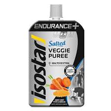 Piure energetic sarat pentru sportivi, Veggie Puree Endurance+, 90g, Isostar