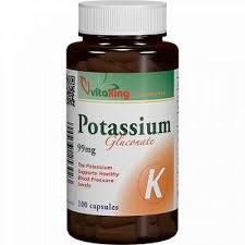 Potassium 99mg, 100 capsule, VitaKing