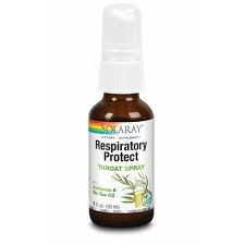 Respiratory Protect Throat Spray, 30 ml, Solaray