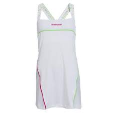 Rochie tenis fete Babolat Match Performance - alb