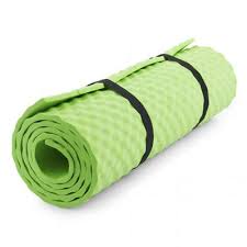 Saltea pentru camping din spuma, 180x50x1cm, verde, Lucky, Spokey