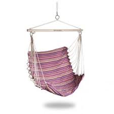 Scaun suspendat tip hamac, 80x100cm, bumbac, mov, Bench, Spokey