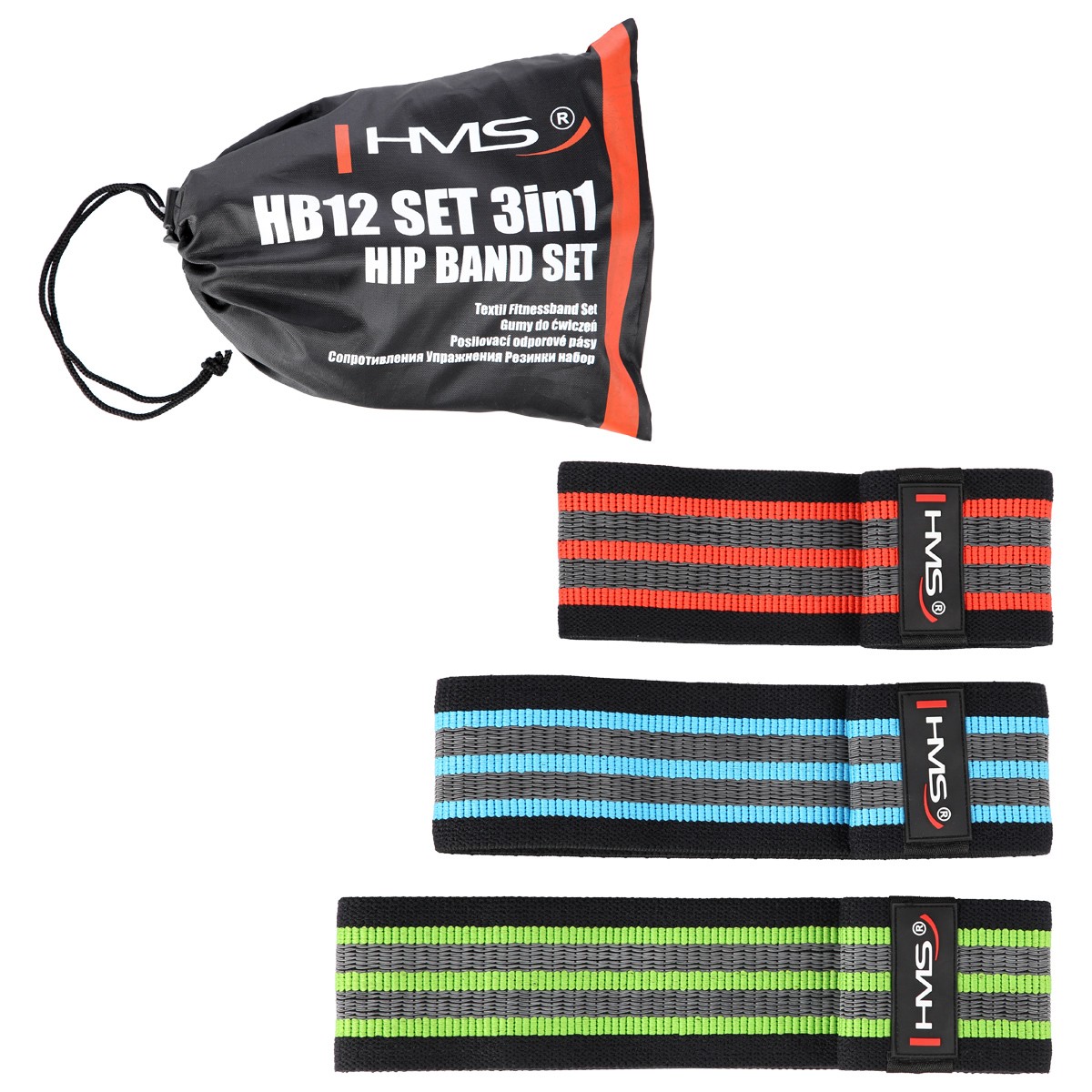 Set 3 benzi elastice fitness HB12