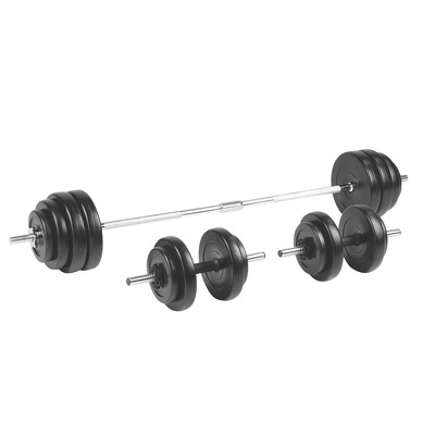 Set haltera si gantere, 50kg, BS208