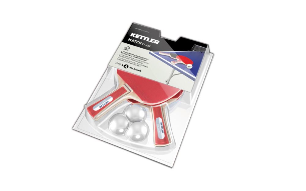 Set palete tenis de masa Match, Kettler