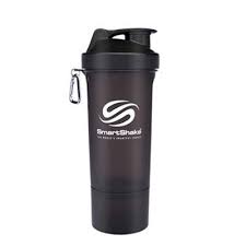 Shaker 500 ml, negru, Smart Shaker Slim