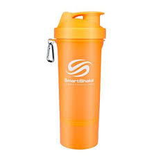 Shaker 500 ml, portocaliu, Smart Shaker Slim