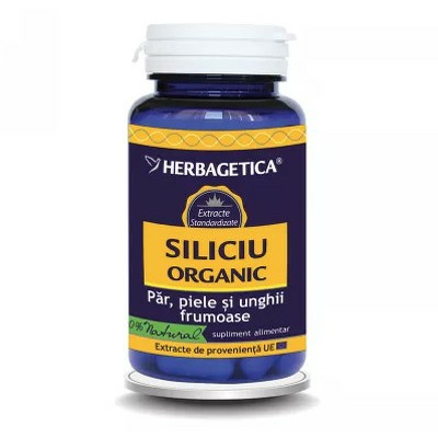 Siliciu Organic, 30 capsule, Herbagetica