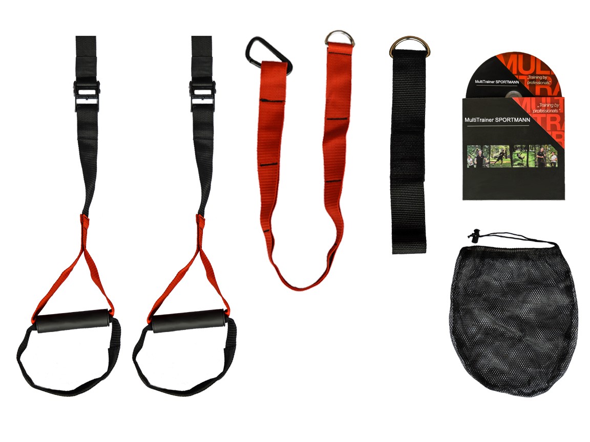 Sistem fitness cu corzi pentru antrenament personal MultiTrainer, Sportmann