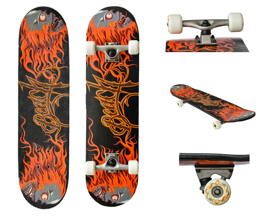 Skateboard pentru incepatori si intermediari. Hellfull