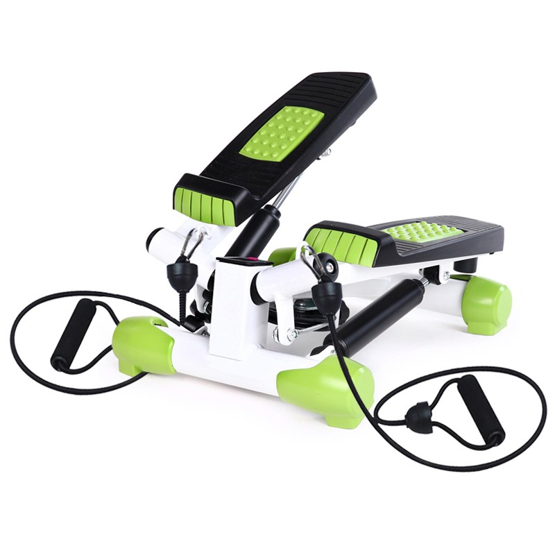 Stepper aerobic Twist cu corzi elastice, S3033, verde