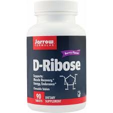Tablete vegetale D-Ribose 1000mg, 90 tablete masticabile, Jarrow Formulas