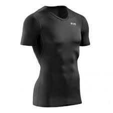 Tricou de compresie Wingtech, negru, CEP