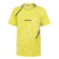 Tricou baieti Babolat Performance - galben