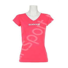 Tricou fete Babolat Training - roz