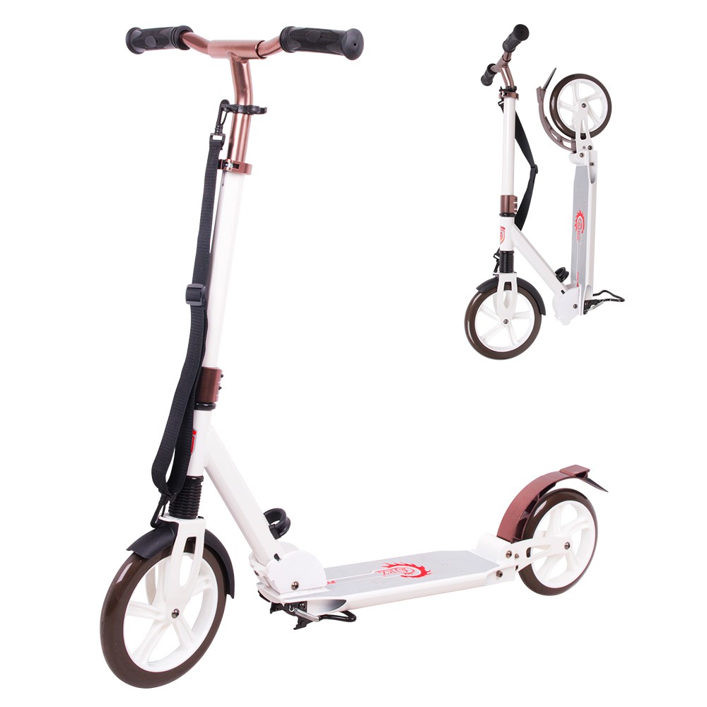 Trotineta pliabila pentru copii si adulti, roti 230-200mm, Nuvola, Worker