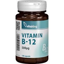 Vitamina B12 500mcg, 100 capsule, VitaKing