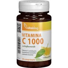 Vitamina C-1000 Bioflavonoid, 30 comprimate, Vitaking