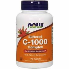 Vitamina C-1000 Complex, Tamponata, 90 tablete, Now