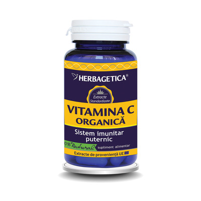 Vitamina C Organica, 30 capsule, Herbagetica