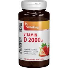 Vitamina D3, 210 comprimate masticabile, VItaking